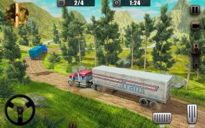 Off-Road USA Trucker Muddy Driving: Heavy Cargo screenshot 1