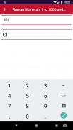 Roman Numerals 1 to 1000 and C screenshot 3