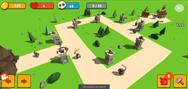 Archers Wall - 3D Tower Defense 2021 screenshot 2