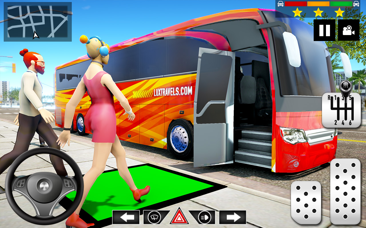 Simulador de ônibus subida offroad moderno: ônibus de transporte de ônibus  de montanha de van::Appstore for Android