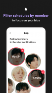 blip: Kpop idol schedule app screenshot 4
