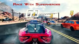 Superheroes Tricky Stunts Car Racing Game screenshot 5