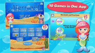 Meerjungfrau-Grade 3 Spiele screenshot 0