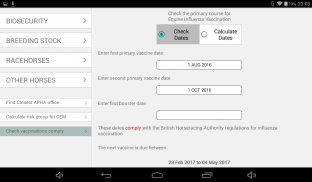 EquiBioSafe screenshot 2