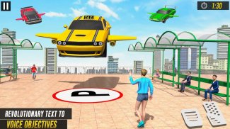 Real Flying Muscle Car Taxi Simulator screenshot 0