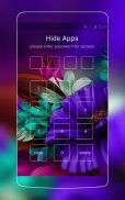 Themes app for  S6 Purple Bloom flower screenshot 2
