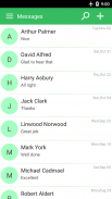 SMS text messaging app screenshot 1