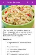 Salad Recipes screenshot 1