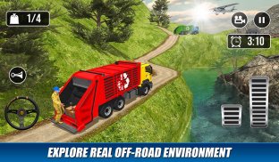 Truk Sampah Offroad: Dump Truck Driving Games screenshot 2