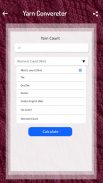 Yarn count and Cost Calculator screenshot 10