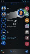 Shading Blue Dialer Theme screenshot 1