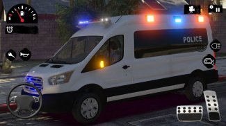 Police Van Crime Chase Game 3D screenshot 1