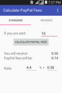 Calculator For PayPal Fees screenshot 0