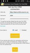 Free Business Card Scanner for Oro CRM screenshot 1