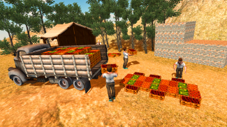 camión frigorífico transporte de frutas: simulador screenshot 0