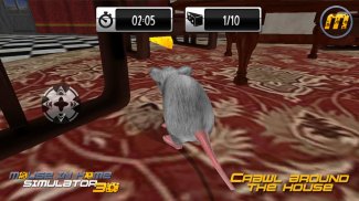 Мышь В Доме Симулятор 3D screenshot 0