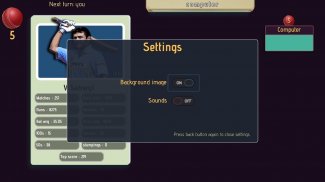 Multiplayer Cricket Cards screenshot 1