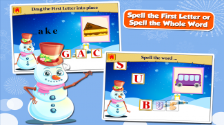 Fun Snowman Kindergarten Games screenshot 2
