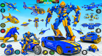 Multi Robot Car Transform Game screenshot 21
