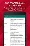 Resume Builder CV Template screenshot 4