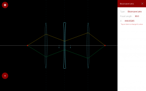 Ray Optics, Óptica Física, Ray Diagram Simulation screenshot 5