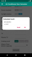 Air Conditioner Size Calculator screenshot 3