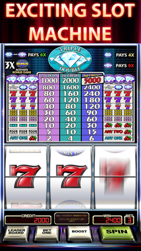 Double Diamond 2000 Slot Machine