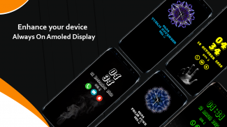 Always on display clock widget screenshot 4