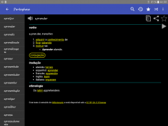 Dizionario portoghese screenshot 9