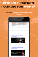 12 Weeks Beginner Strength Training For Women screenshot 7