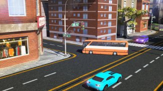 US City Coach Bus Driving Adventure Game screenshot 4
