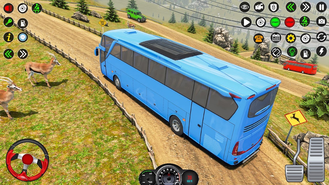 Simulador de ônibus subida offroad moderno: ônibus de transporte de ônibus  de montanha de van::Appstore for Android