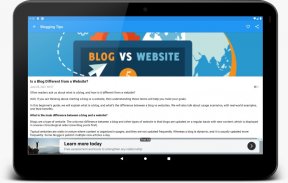 Bloggi- Free Blogging Tips & Content Writing screenshot 1