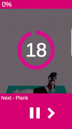 Plank workout for women free screenshot 1