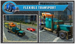 transporte de coches camión 4d screenshot 1