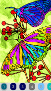 Butterfly Paint by Number Book - Animals Coloring screenshot 3