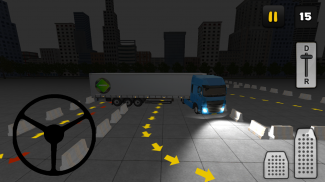 Night Truck Parking 3D screenshot 2