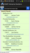 SNMP Enterprise Numbers screenshot 0