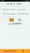 Degree & Decimal Converter screenshot 0