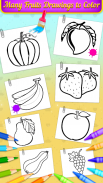 Fruits Coloring Book & Drawing screenshot 1