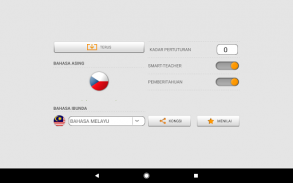 Belajar perkataan Bahasa Czech + Smart-Teacher screenshot 2