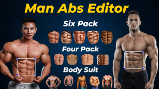 Six pack abs editor for Men screenshot 2