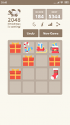 2048 Christmas 🎁 Puzzle Game screenshot 3