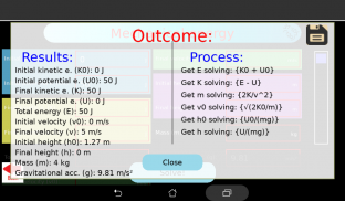 Physics problem solver: mechan screenshot 2