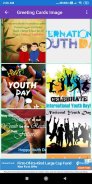 Happy Youth Day: Greetings, GIF Wishes, SMS Quotes screenshot 1