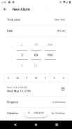 Alarm - World time alarm screenshot 5