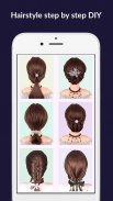 Hairstyles step by step easy, screenshot 5