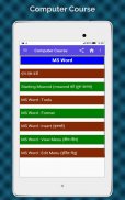 Computer Sikhe Hindi Me, Computer Course in Hindi screenshot 10
