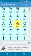 Unicode CharMap screenshot 2