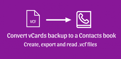 vCard File Reader: VCF Contact